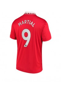 Fotbalové Dres Manchester United Anthony Martial #9 Domácí Oblečení 2022-23 Krátký Rukáv